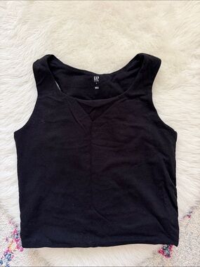 GAP Black Girls Racerback Scoop Neck Tank Top
